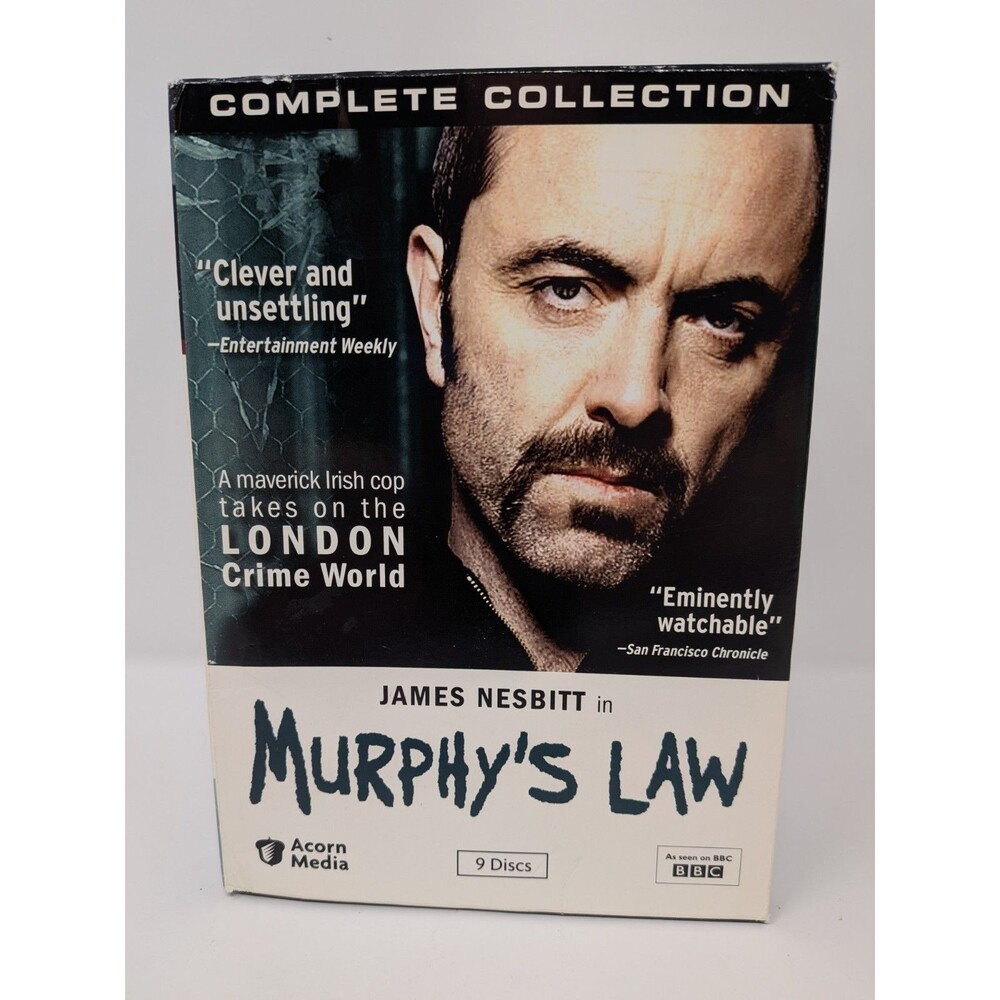 Murphy's Law Complete Collection DVD 9-Disc James Nesbitt BBC British Mystery